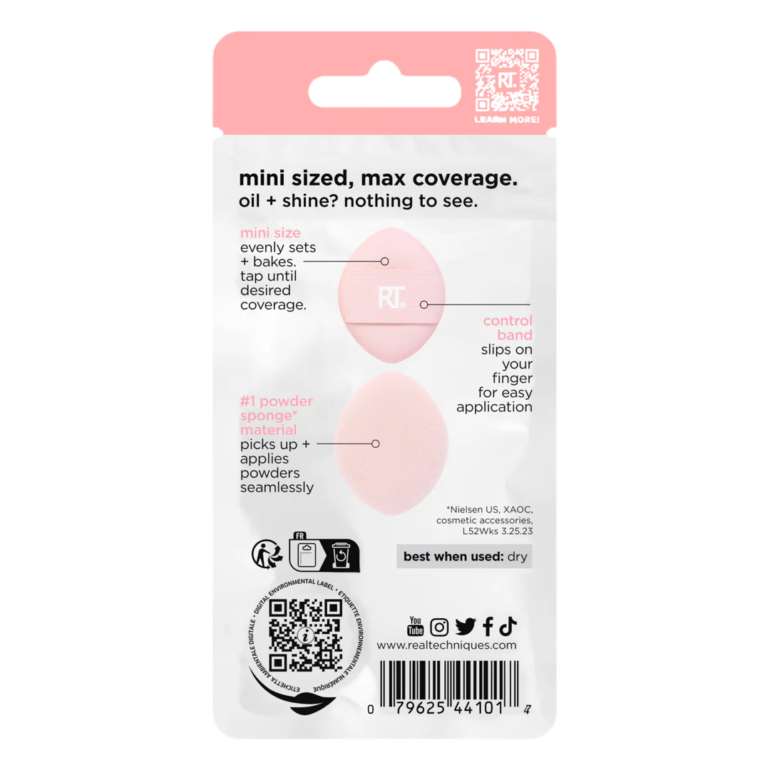 Real Techniques Mini Miracle Powder Puff Trio - Image 3