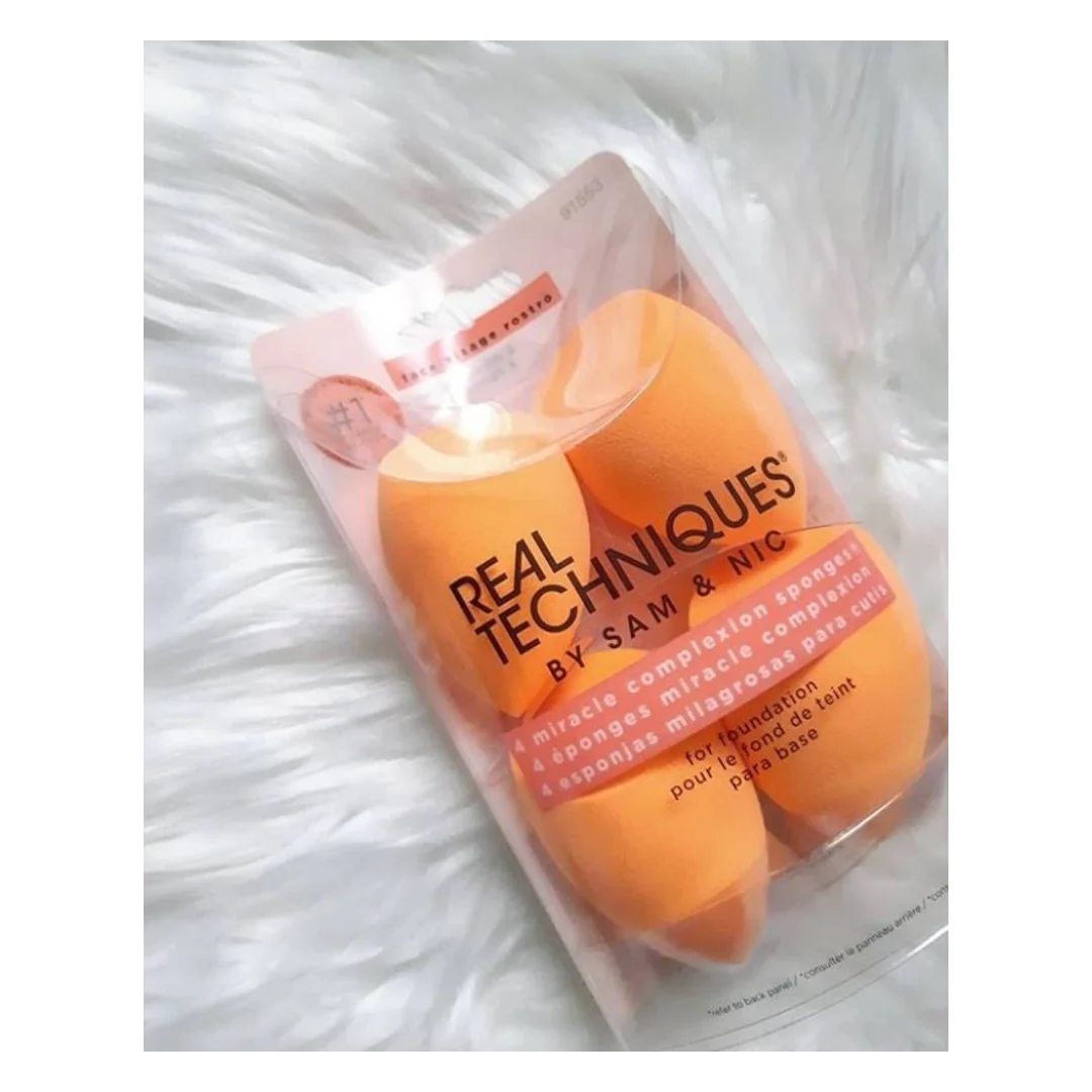 Real Techniques Miracle Complexion Sponge 4 Pack - Image 3