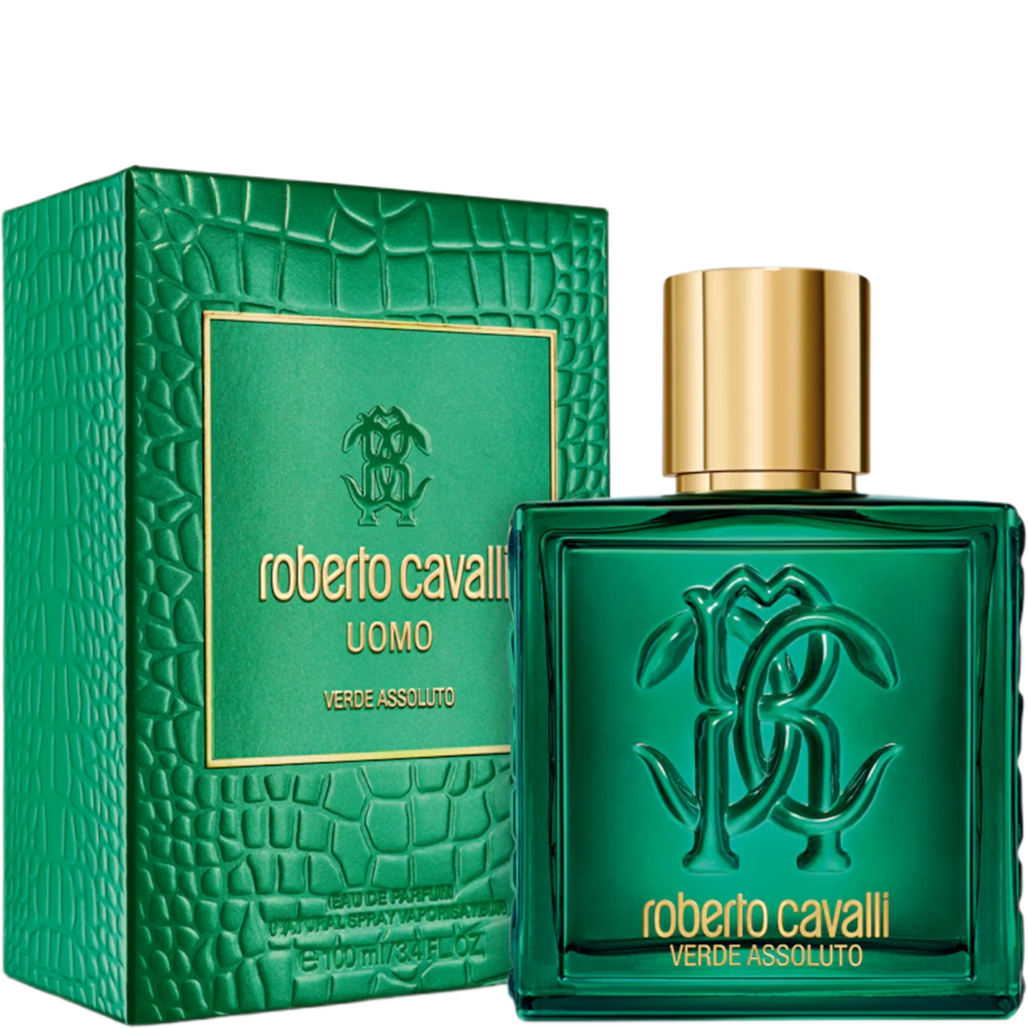 Roberto Cavalli Uomo Verde Assoluto Eau de Parfum Spray - Image 2