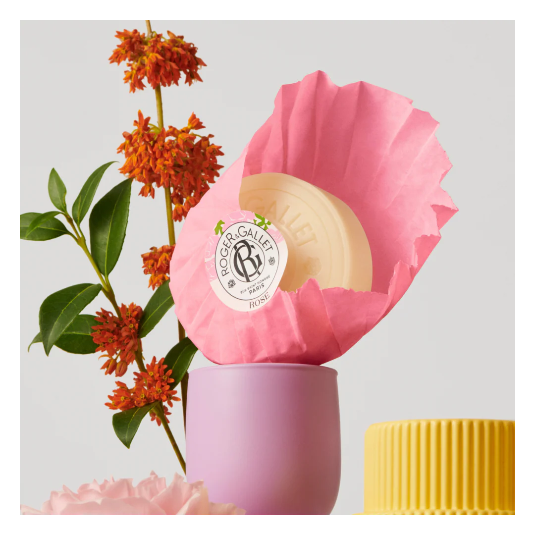 Roger & Gallet Rose Wellbeing Soap - Image 6