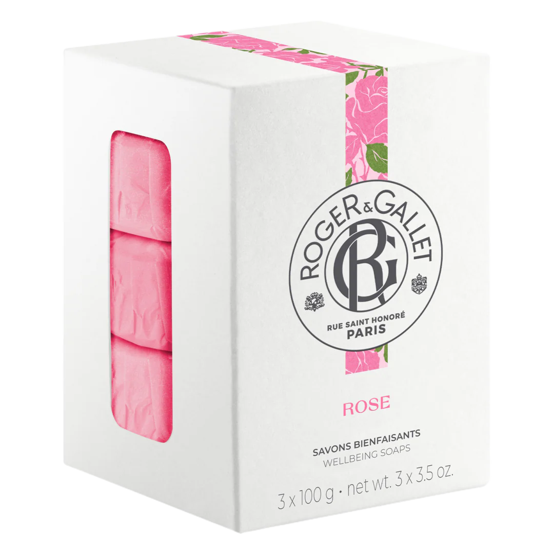 Roger & Gallet Rose Wellbeing Soaps