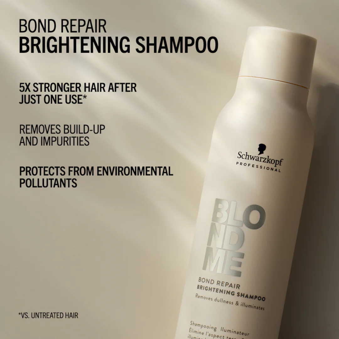 Schwarzkopf Professional BlondMe Bond Repair Brightening Shampoo - Image 5
