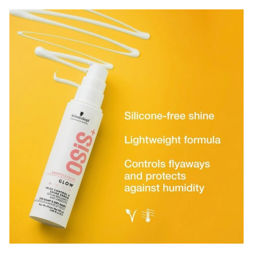 Schwarzkopf Professional Osis+ Glow Frizz Control & Shine Serum - Image 2