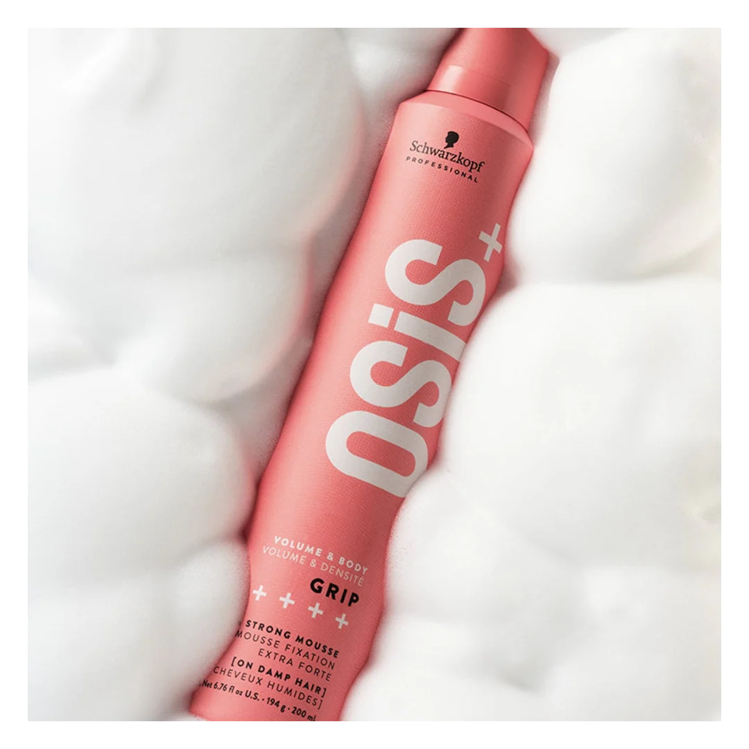 Schwarzkopf Professional Osis+ Volume & Body Grip - Extreme Hold Mousse - Image 3