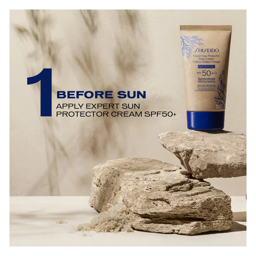 Shiseido Sustainable Expert Sun Protector Cream SPF50+ - Image 3