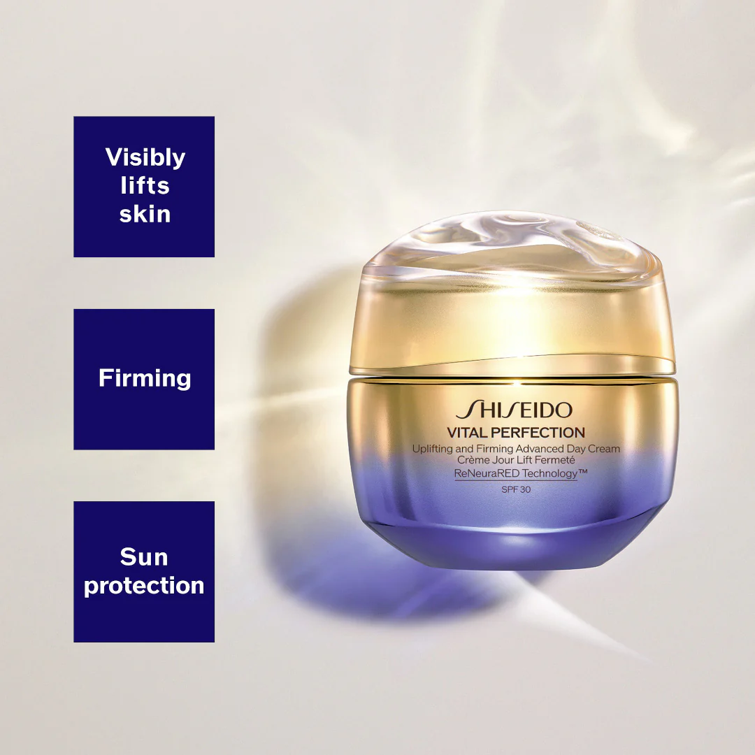 Shiseido Vital Perfection Uplifting and Firming Advanced Day Cream SPF30 - Image 5