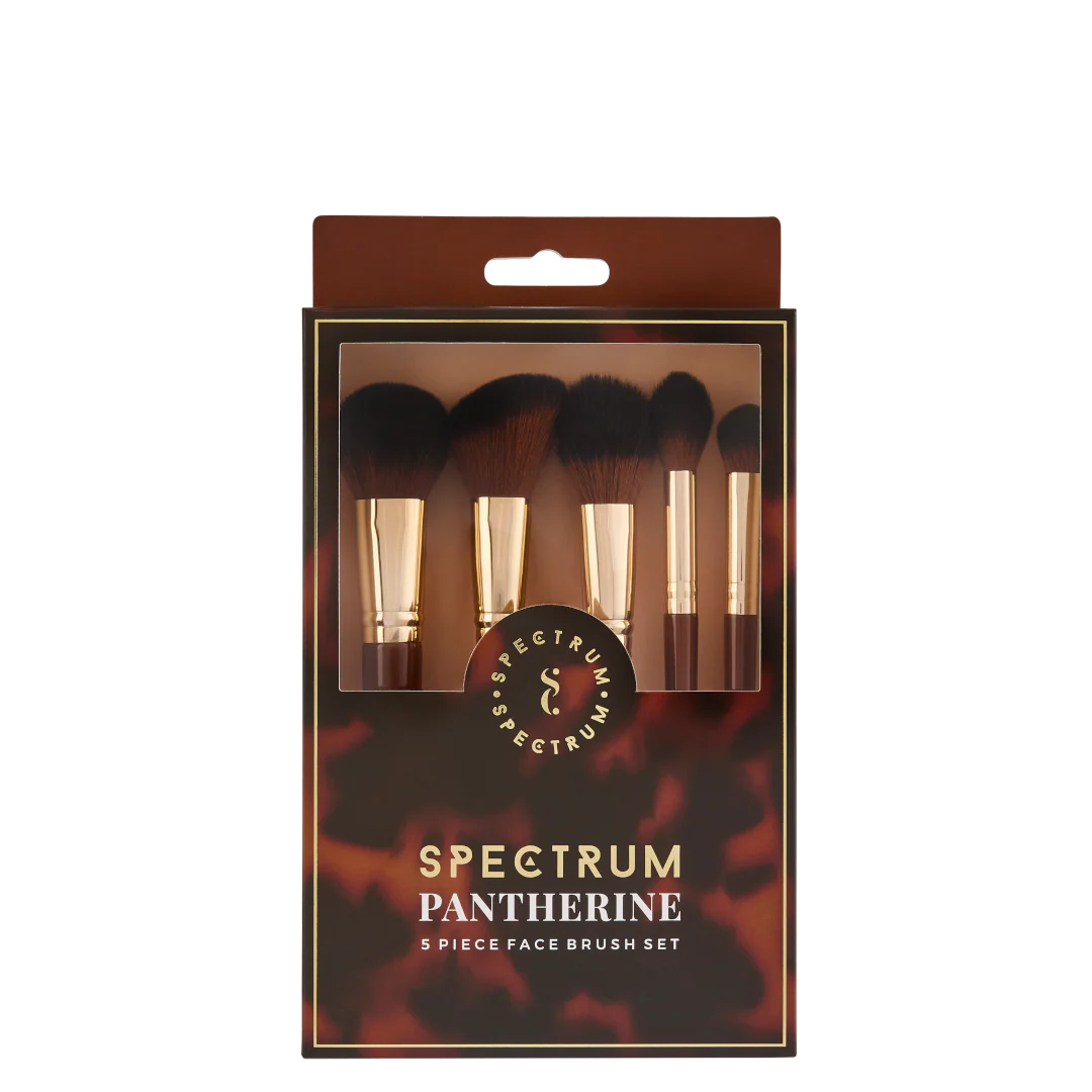 Spectrum Pantherine 5 Piece Face Brush Set - Image 2