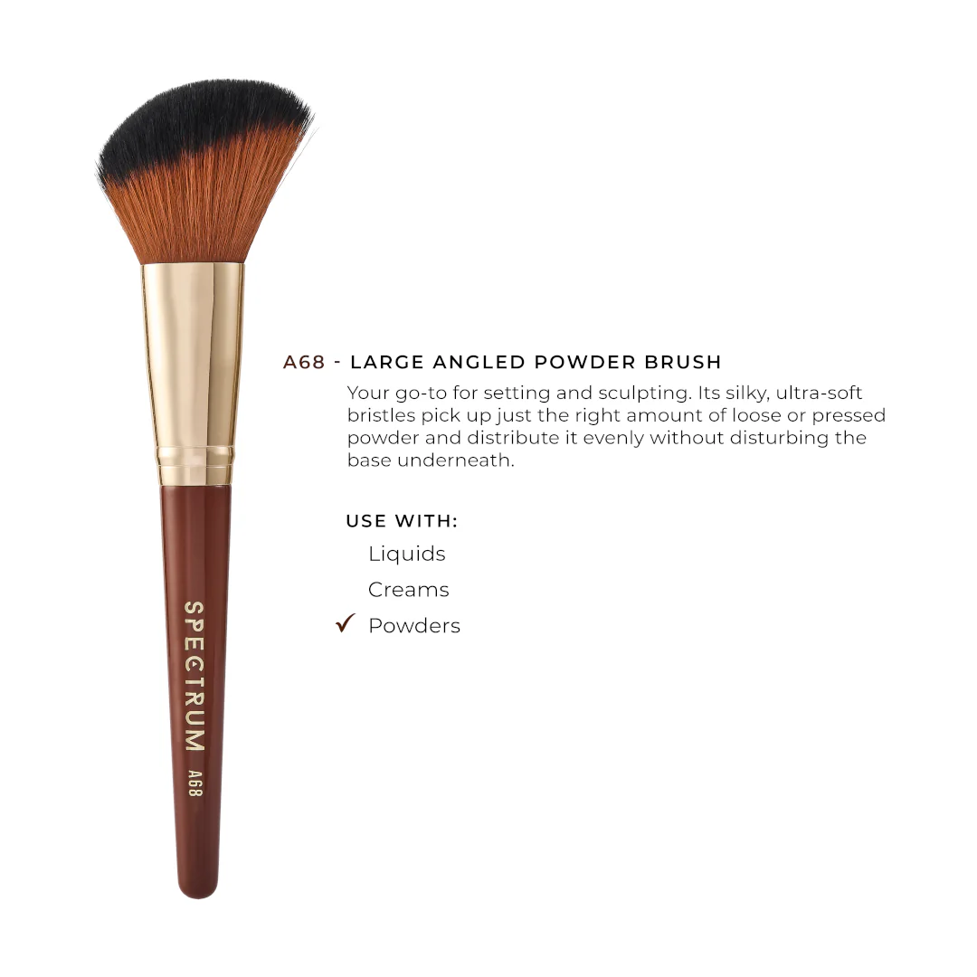 Spectrum Pantherine A68 Large Angled Powder Brush - Image 4