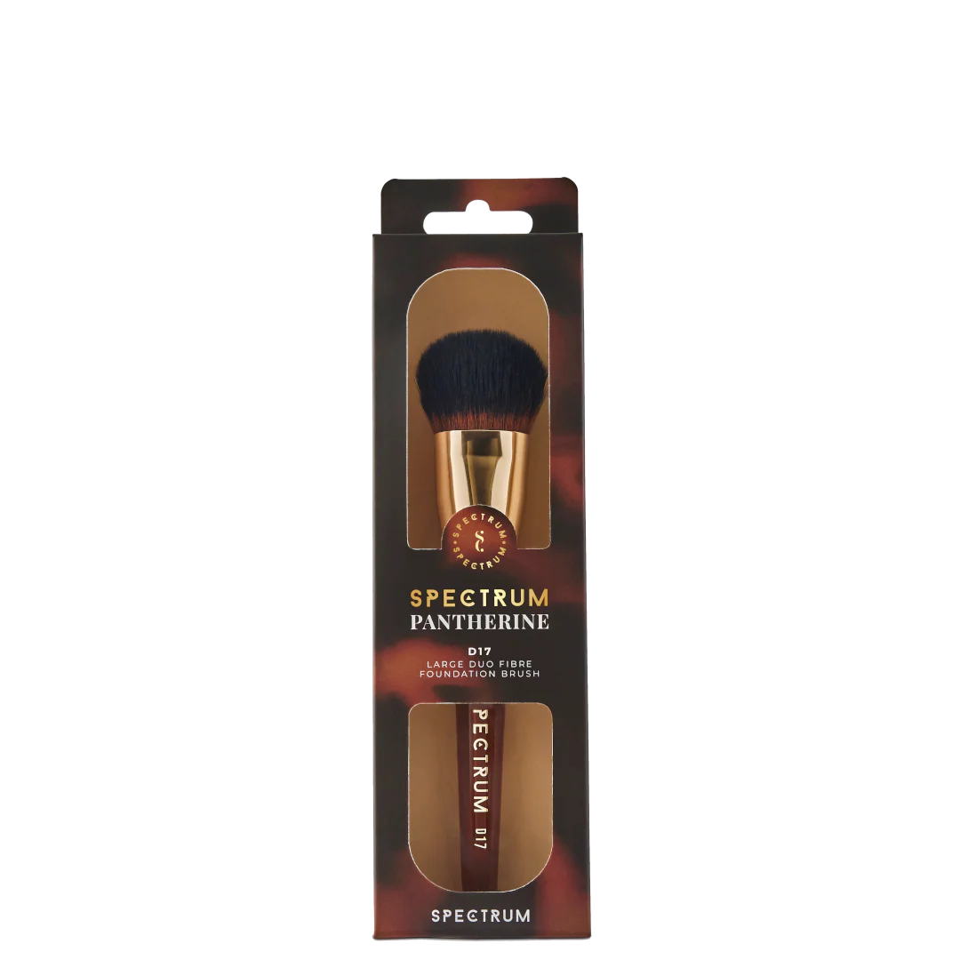 Spectrum Pantherine D17 Large Duo Fibre Foundation Brush - Image 4