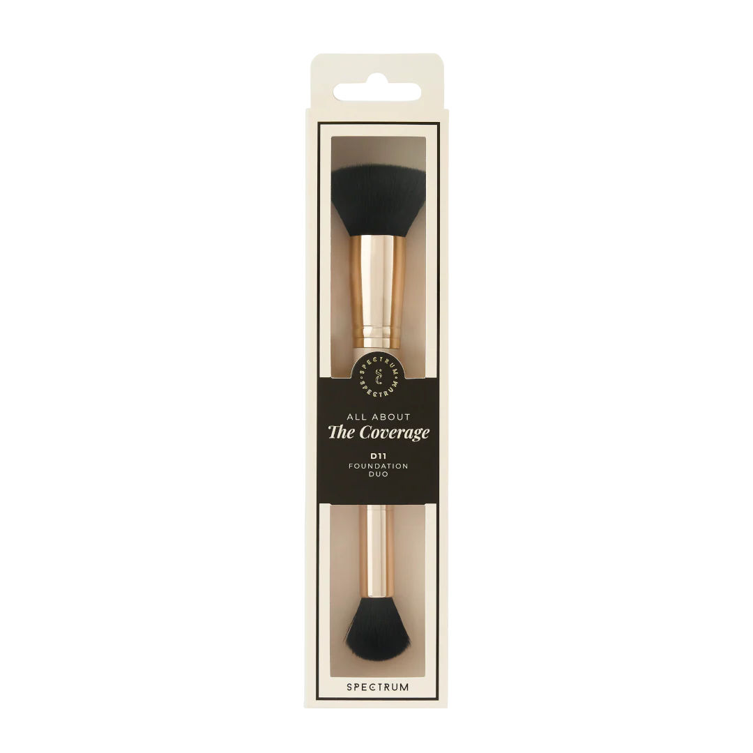 Spectrum D11 "The Coverage" Foundation Duo Brush - Image 2