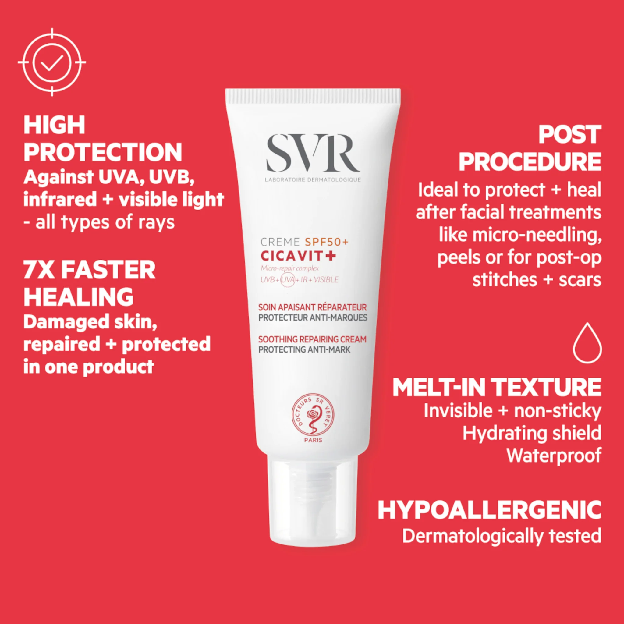 SVR Cicavit+ Cream SPF50+ - Image 3