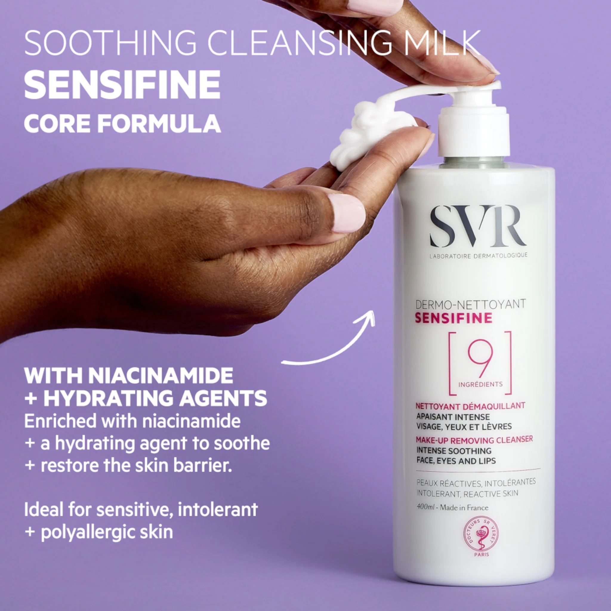 SVR Sensifine Makeup Removing Cleanser - Image 2