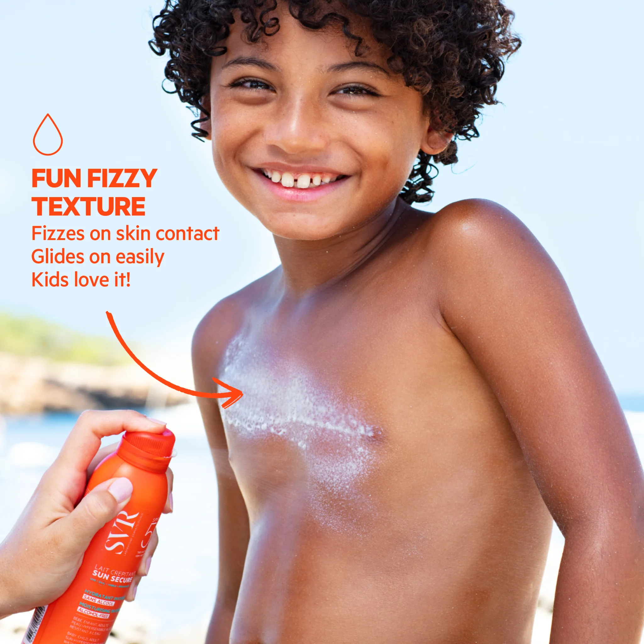 SVR Sun Secure Face & Body Fizzy Milk SPF50+ - Image 5