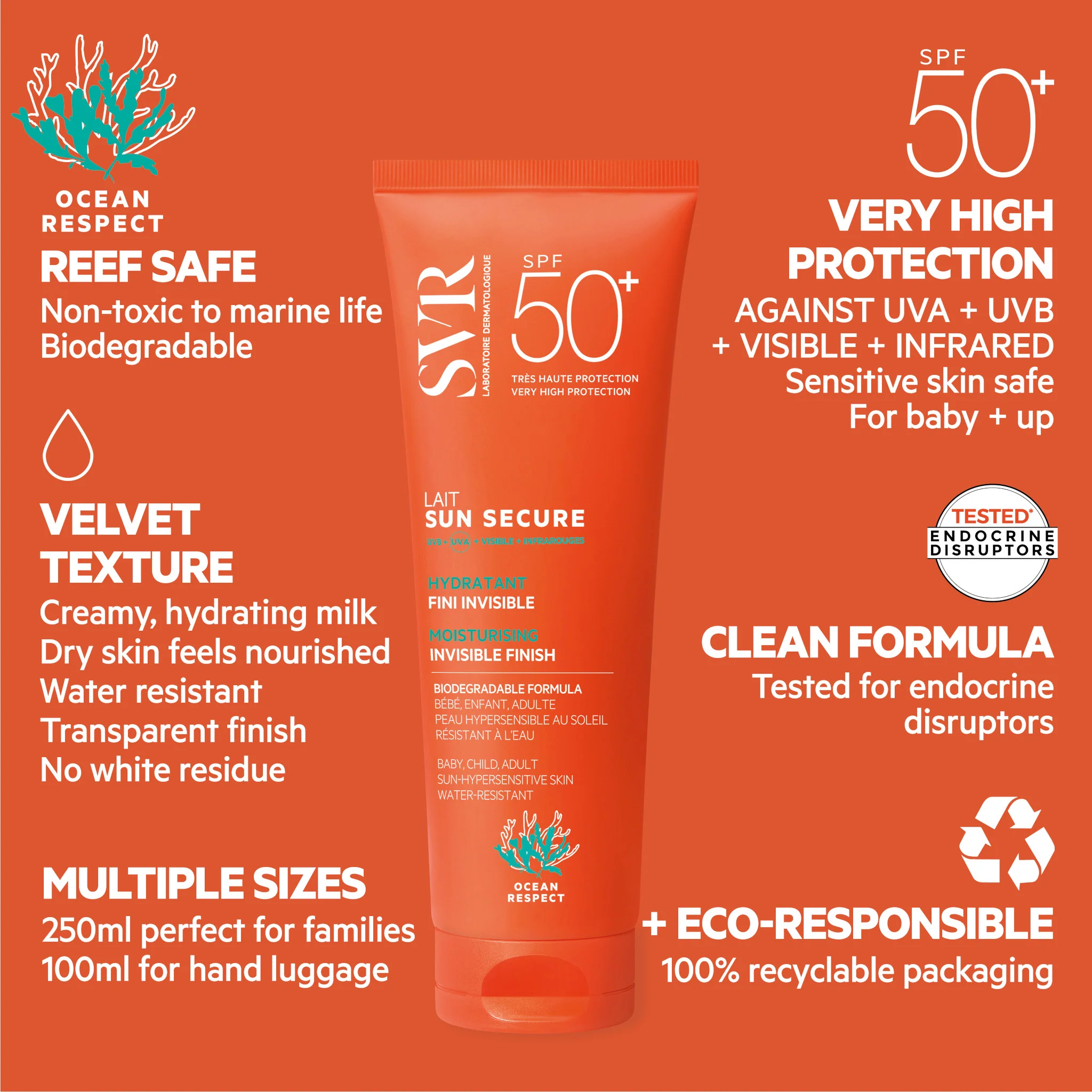 SVR Sun Secure Face & Body Milk SPF50+ - Image 3