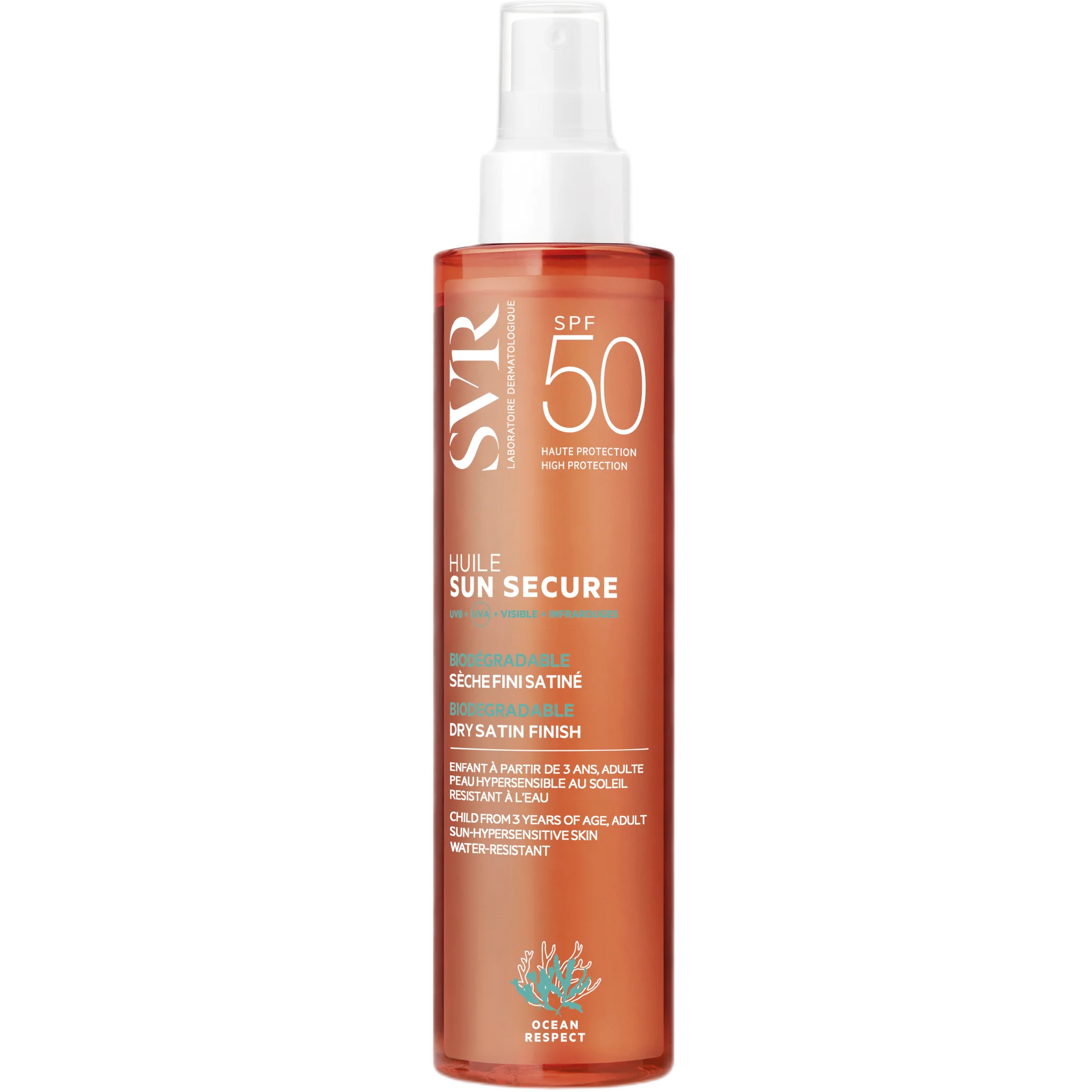 SVR Sun Secure Oil SPF50+