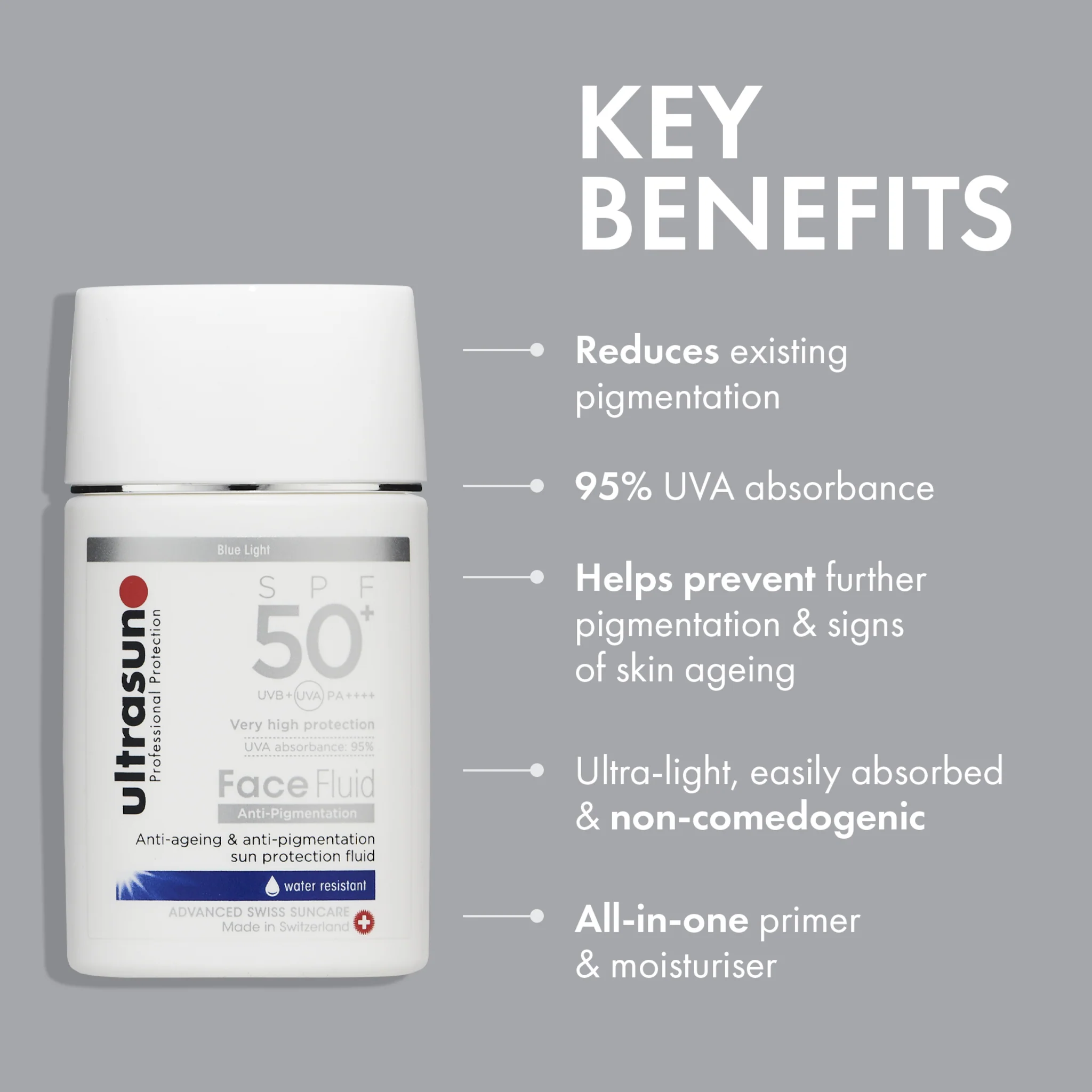 Ultrasun Face Anti-Pigmentation Fluid SPF50+ - Image 3