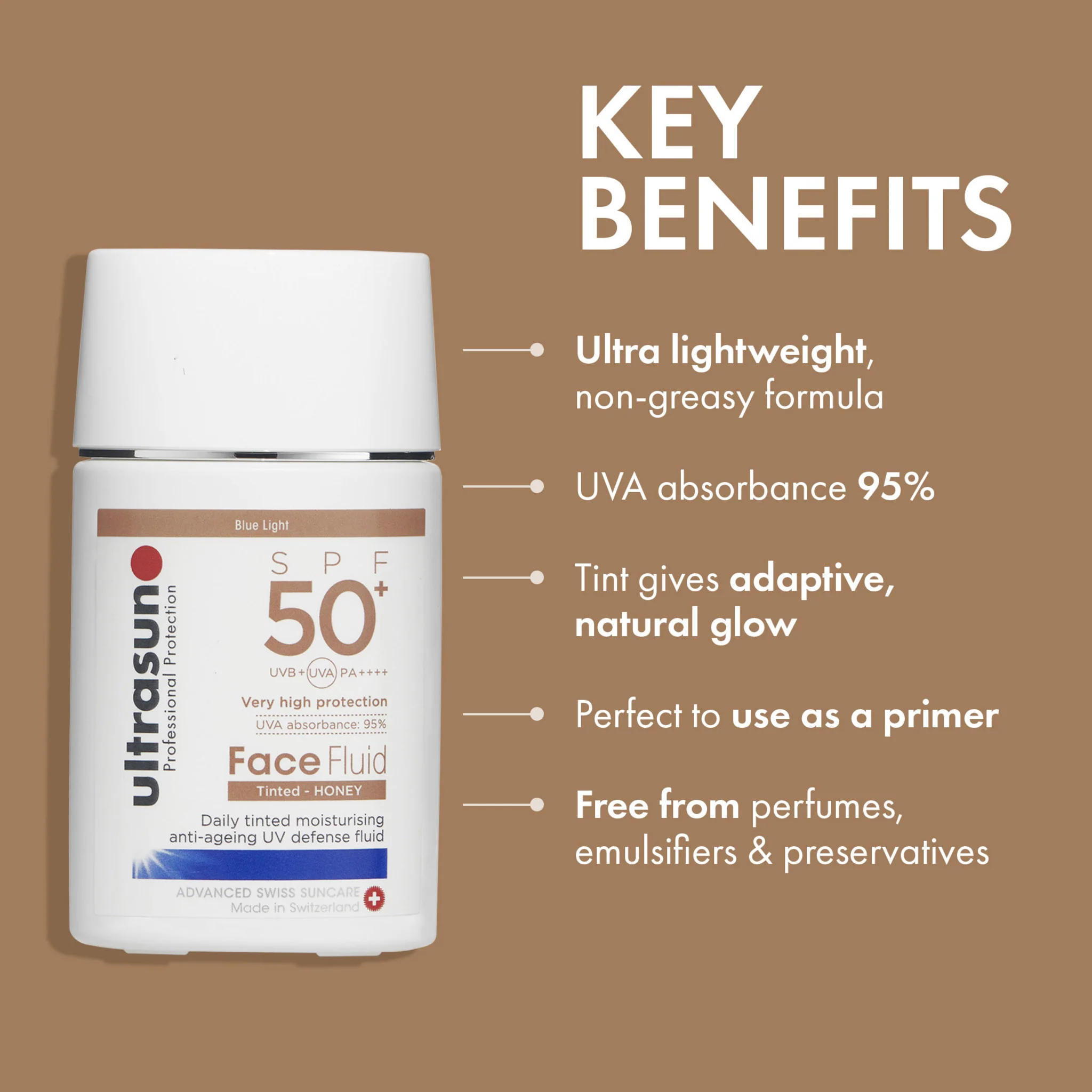 Ultrasun Face Fluid Tinted SPF50+ - Image 3