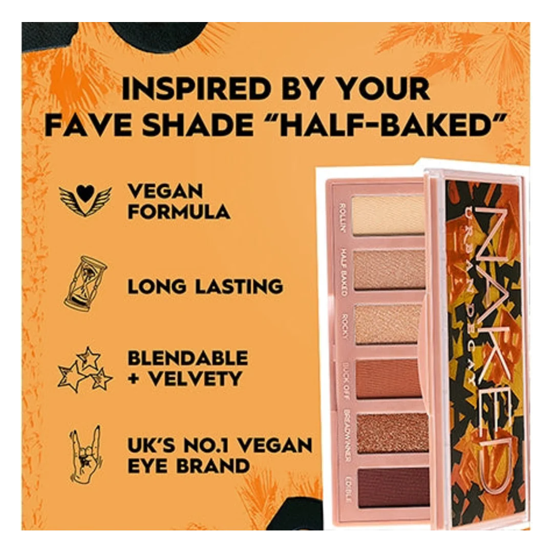 Urban Decay Naked Half Baked Mini Eyeshadow Palette - Image 8