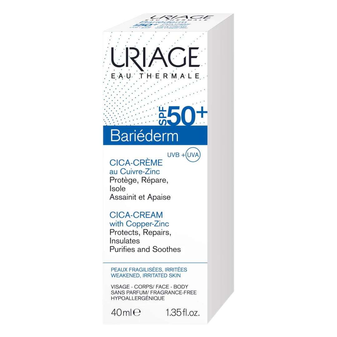 Uriage Bariederm-Cica Cream with Copper Zinc SPF50+ - Image 2