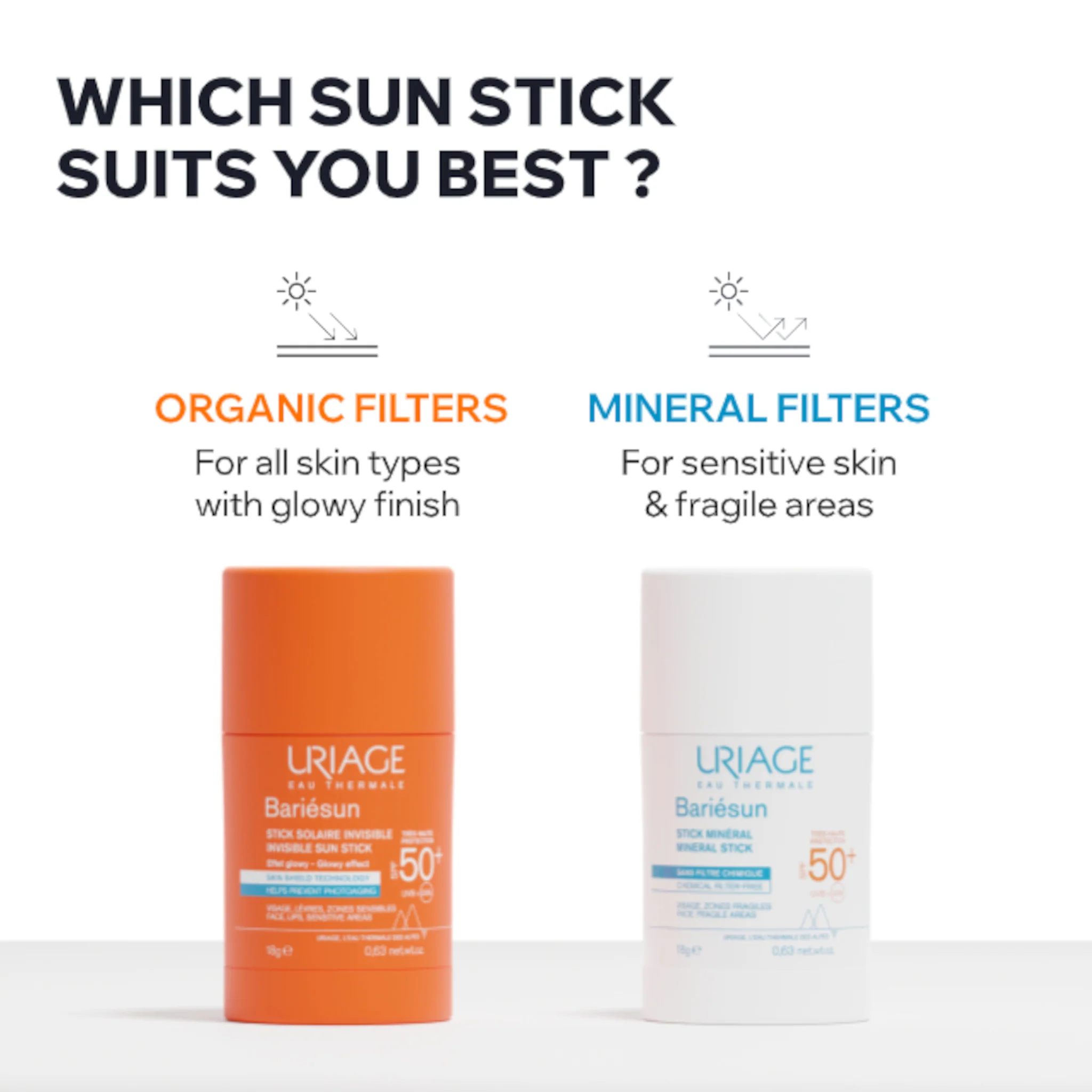 Uriage Bariesun Invisible Sun Stick SPF50+ - Image 10