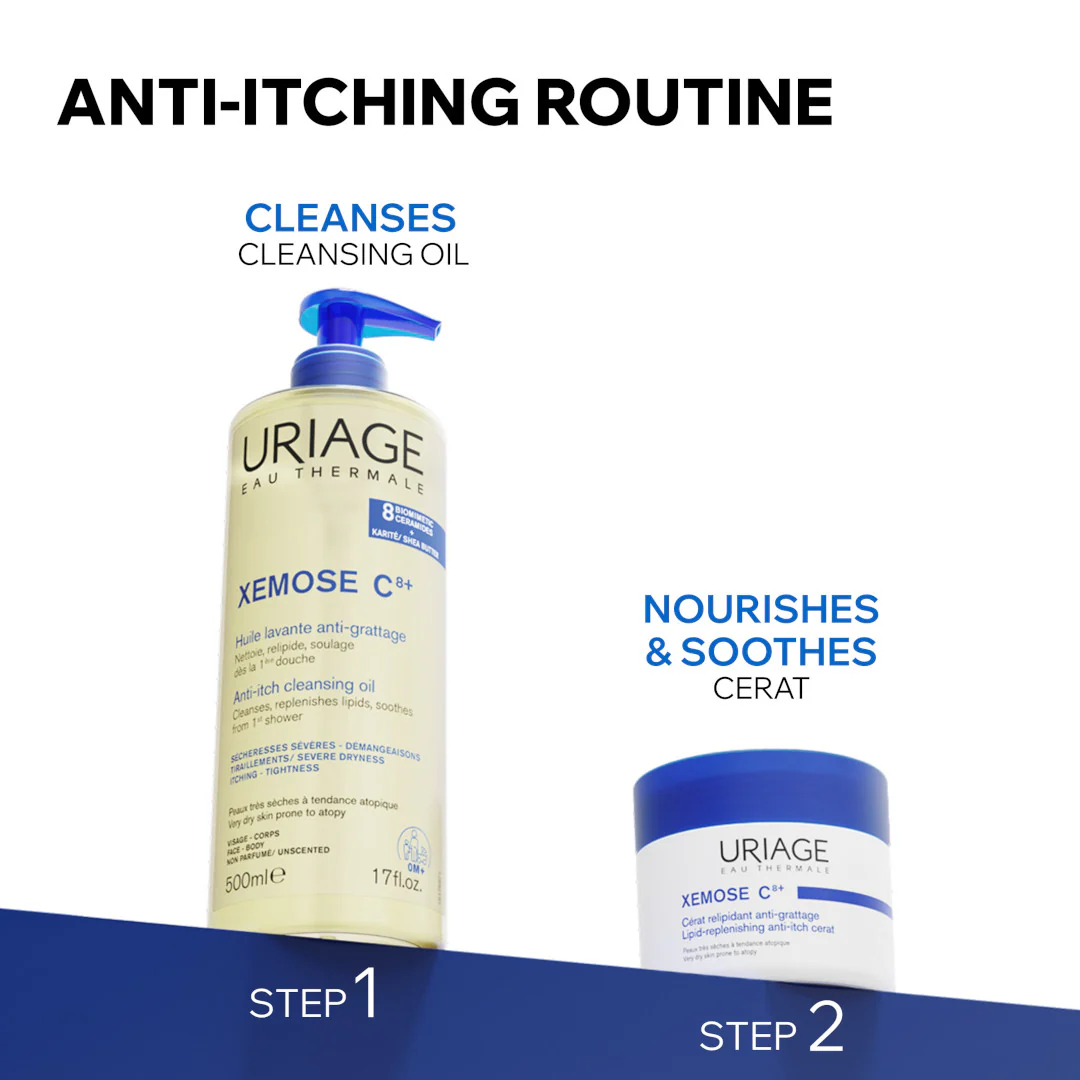 Uriage Xemose C8+ Lipid-Replenishing Anti-Irritation Cerat - Image 7