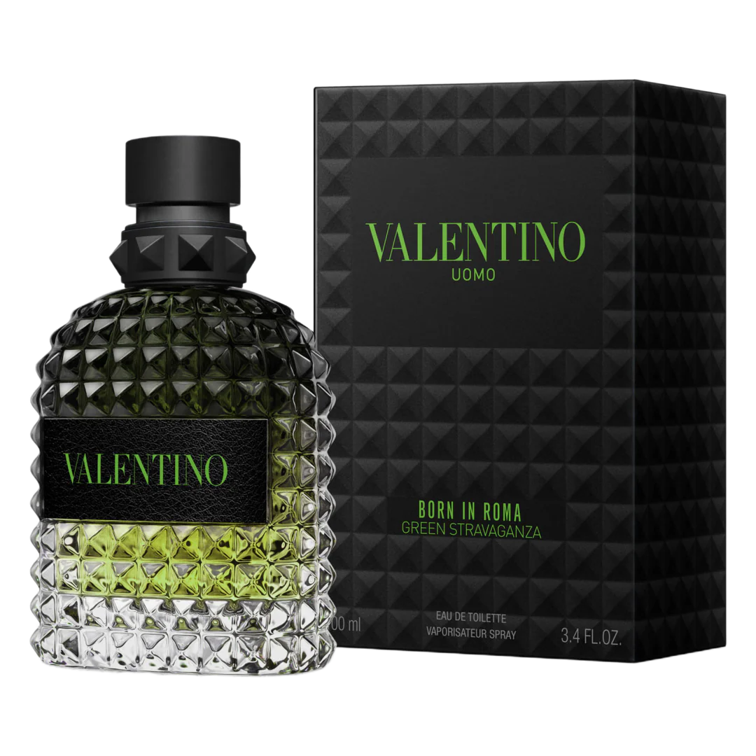 Valentino Uomo Born In Roma Green Stravaganza Eau de Toilette Spray - Image 3