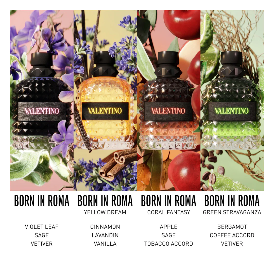 Valentino Uomo Born In Roma Green Stravaganza Eau de Toilette Spray - Image 8
