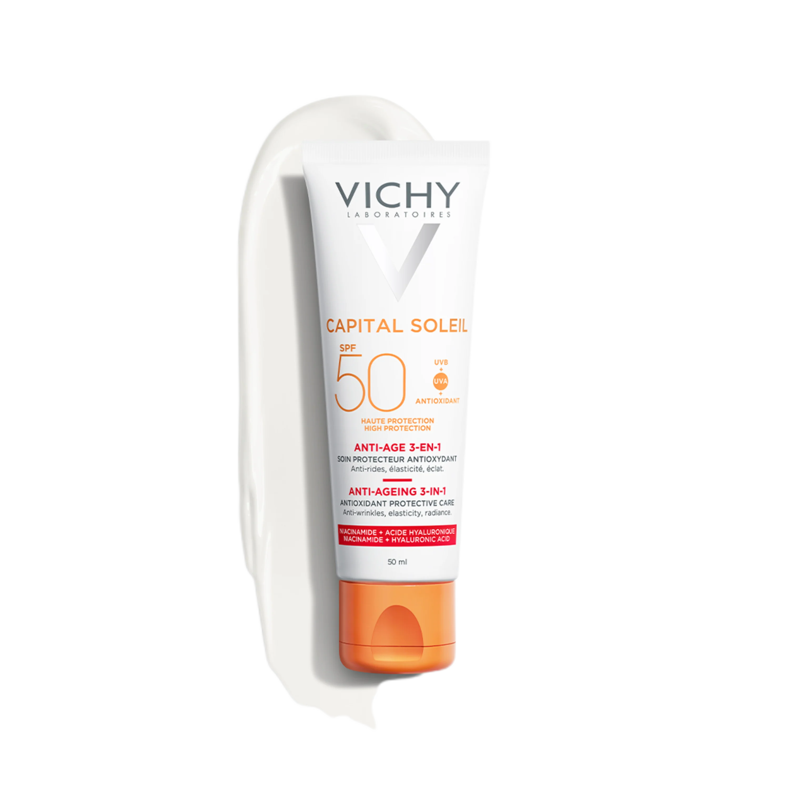 Vichy Capital Soleil Anti-Ageing 3-In-1 Daily Antioxidant Care SPF50 - Image 4