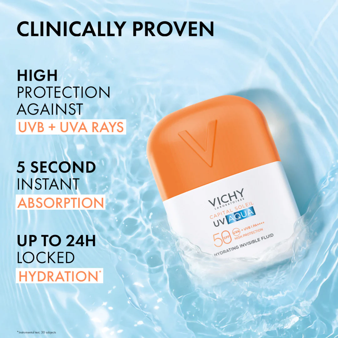 Vichy Capital Soleil UV Aqua Hydrating Invisible Fluid SPF50 - Image 4