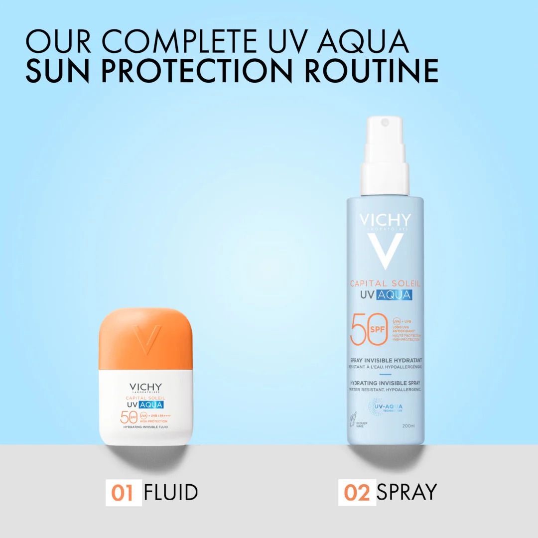 Vichy Capital Soleil UV Aqua Hydrating Invisible Fluid SPF50 - Image 6