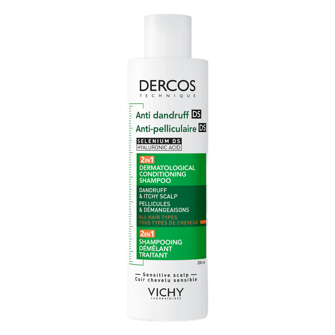 Vichy Dercos Anti-Dandruff 2in1 Dermatological Conditioning Shampoo - Image 2