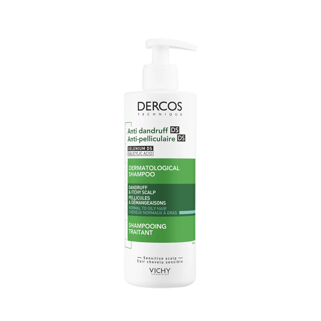 Vichy Dercos Anti-Dandruff Advanced Action Shampoo for Normal to Oily Hair