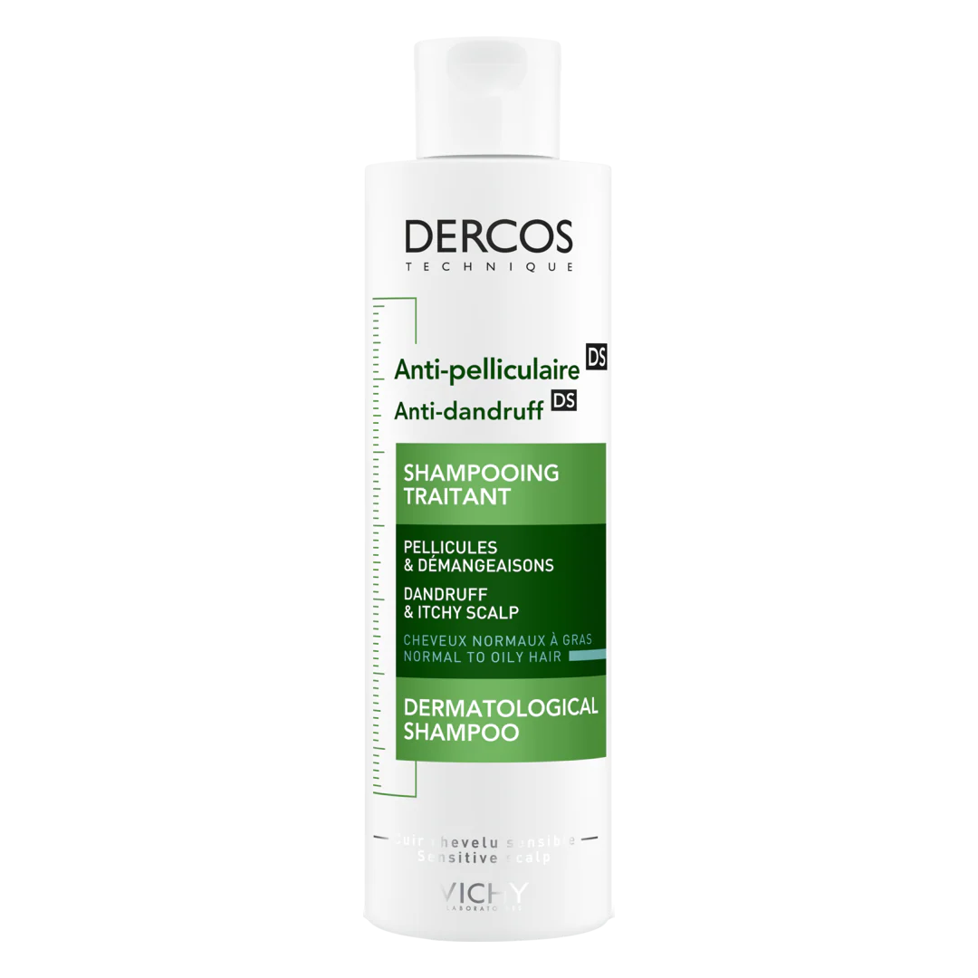 Vichy Dercos Anti-Dandruff Advanced Action Shampoo for Normal to Oily Hair - Image 2