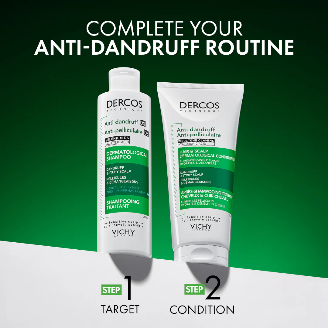 Vichy Dercos Anti Dandruff Dermatological Conditioner - Image 7