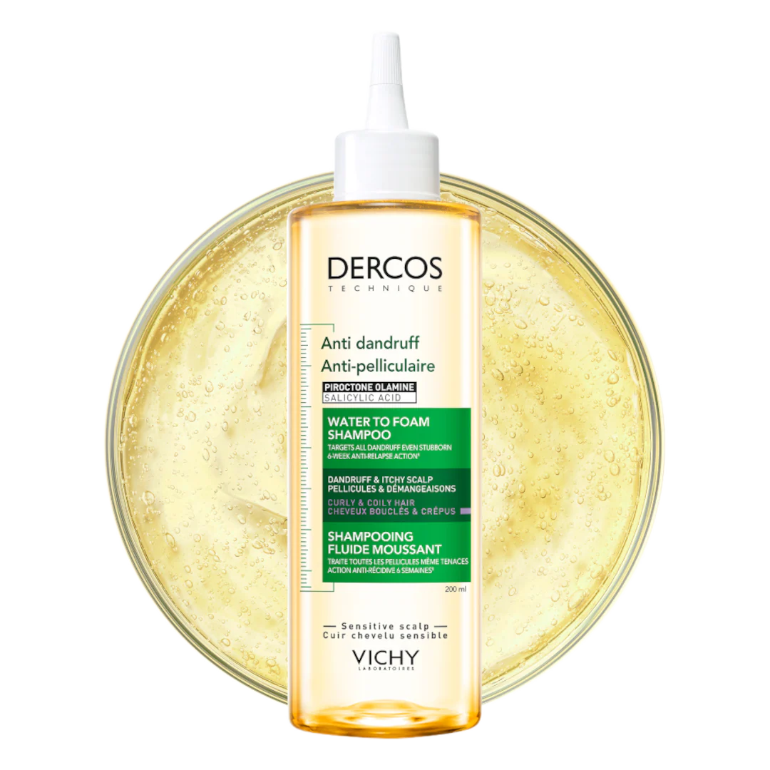 Vichy Dercos Anti Dandruff Water to Foam Shampoo - Image 2