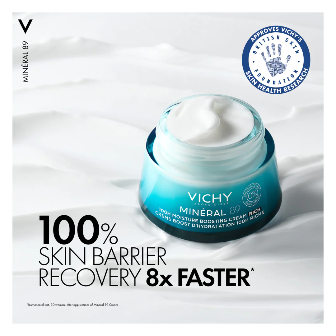 Vichy Mineral 89 100Hr Moisture Boosting Rich Cream - Image 2