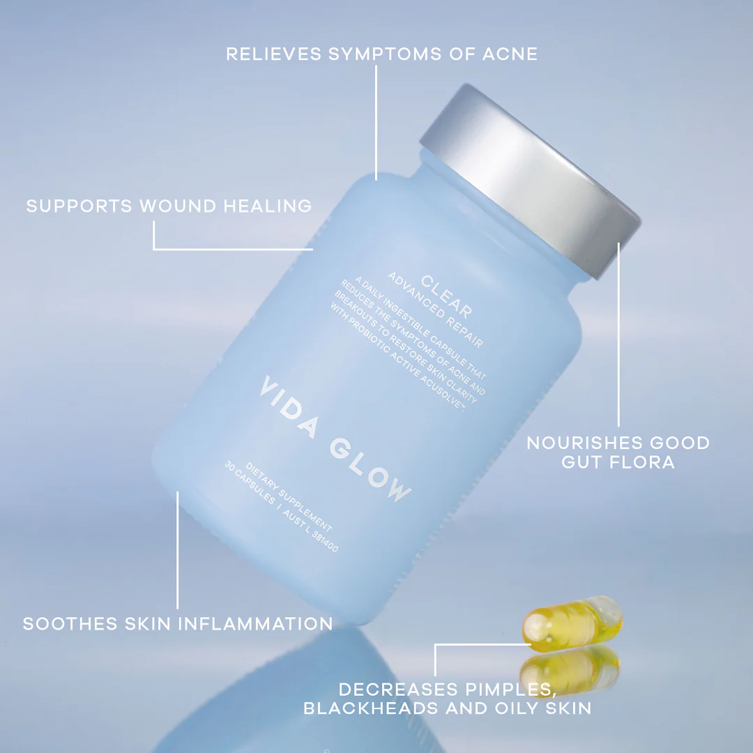 Vida Glow Advanced Repair Clear 30 Capsules - Image 5