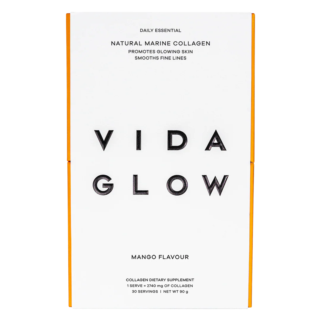 Vida Glow Natural Marine Collagen Sachets - Mango Flavour