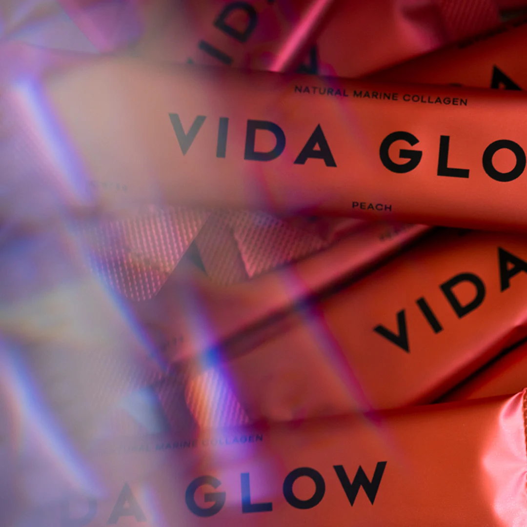 Vida Glow Natural Marine Collagen Sachets - Peach Flavour - Image 5