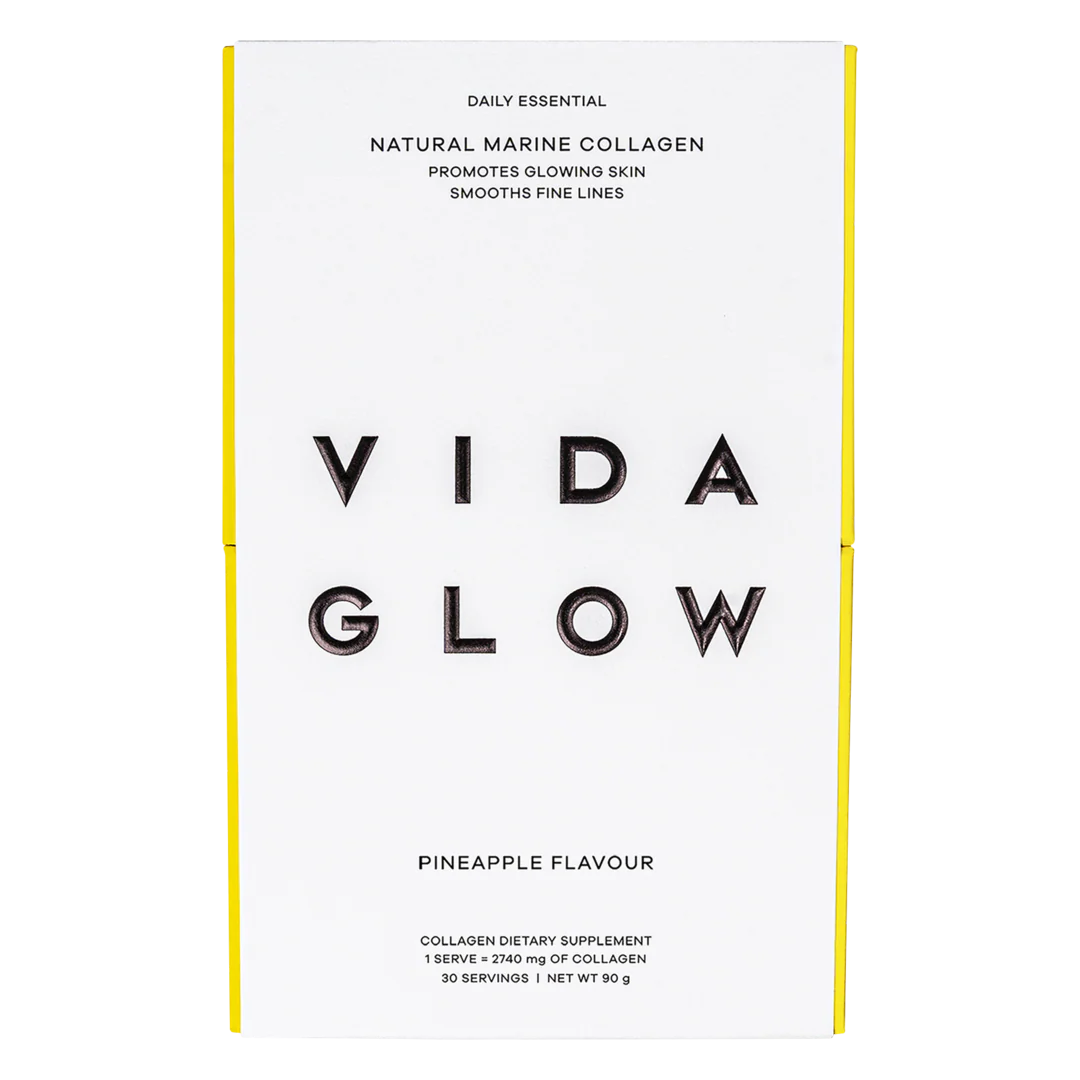 Vida Glow Natural Marine Collagen Sachets - Pineapple Flavour