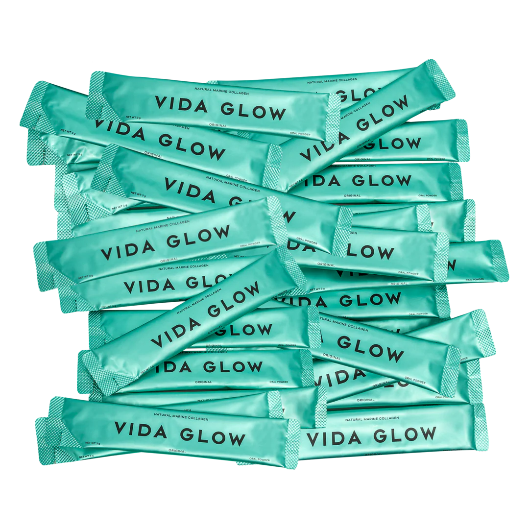 Vida Glow Natural Marine Collagen 90 x 3g Sachets - Original Flavour - Image 2