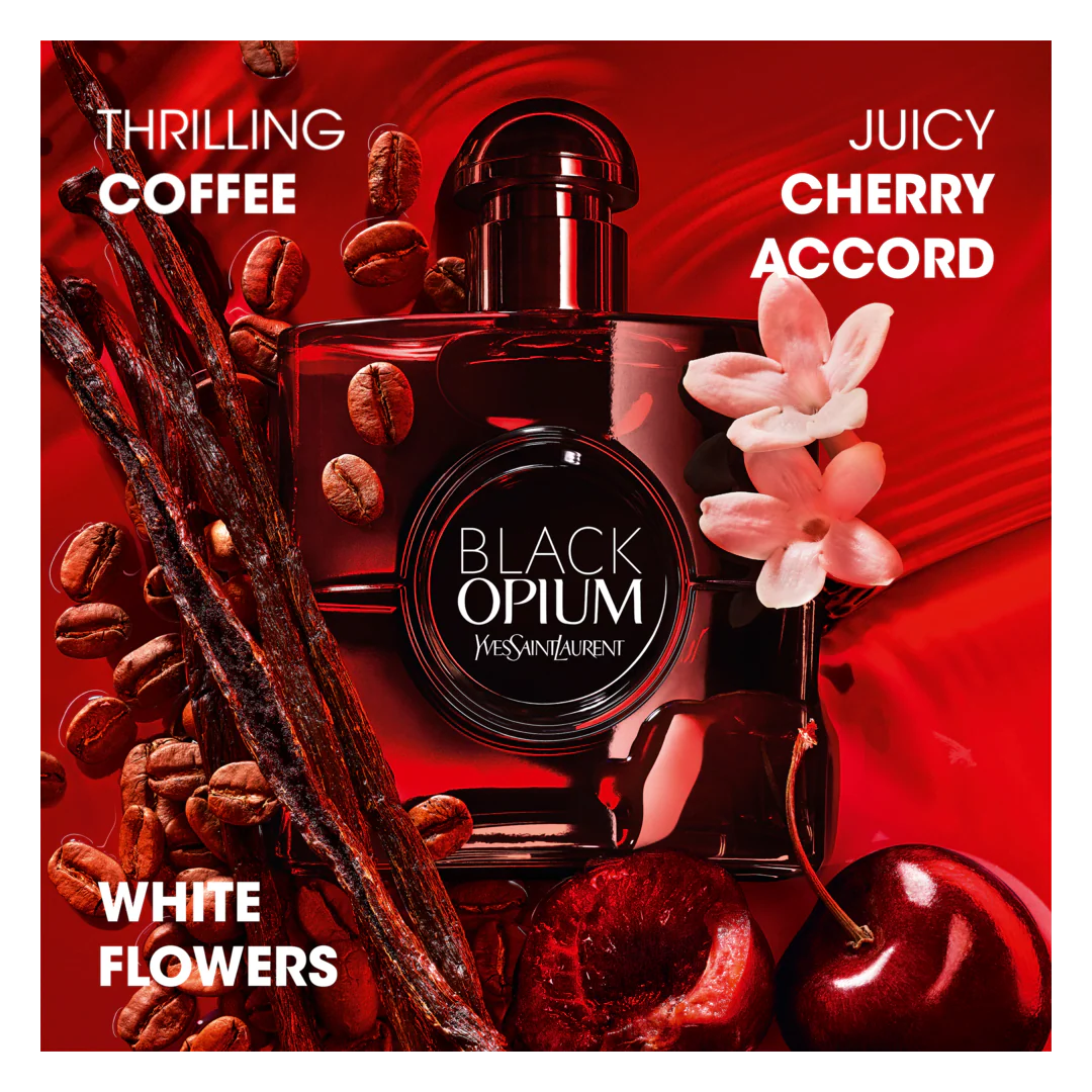 Yves Saint Laurent Black Opium Over Red Eau de Parfum Spray - Image 7