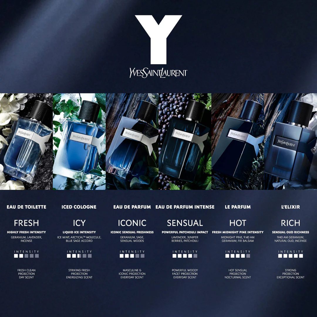 Yves Saint Laurent Y Iced Cologne Eau de Toilette Intense - Image 9